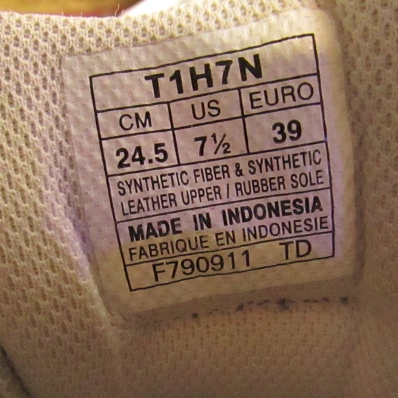 Asics Gray and Blue Athletic Shoes - Picture 2 of 7